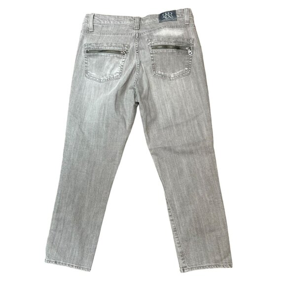 Rock & Republic Hamburg Capri Cropped Jeans in Gray Wash Size 10 - Picture 2 of 3